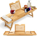 Bath Caddy Breakfast Tray Combo - Natural Bamboo