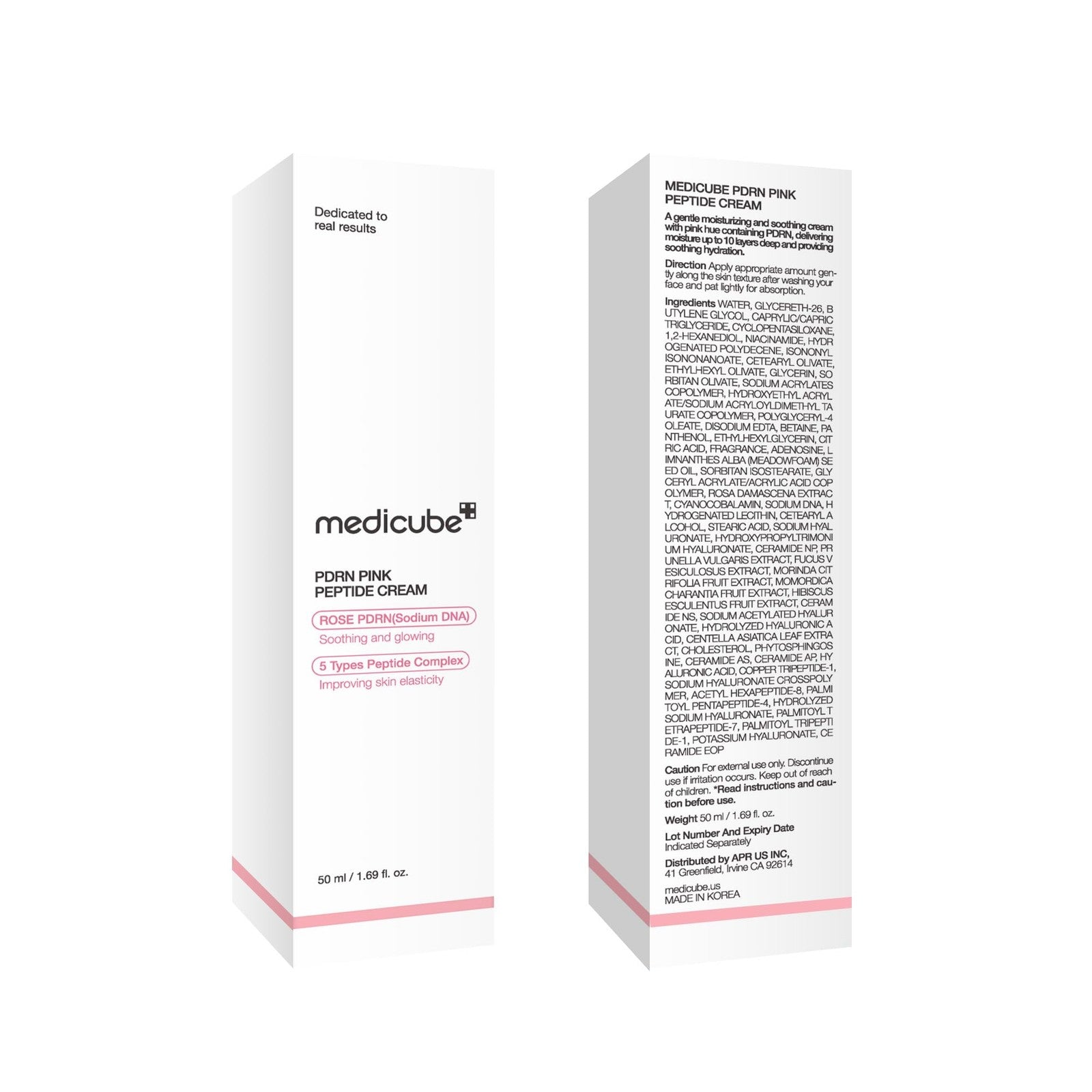 Medicube PDRN Pink Hyaluronic Moisturizing Cream | Blemish Recovery, Relief &...