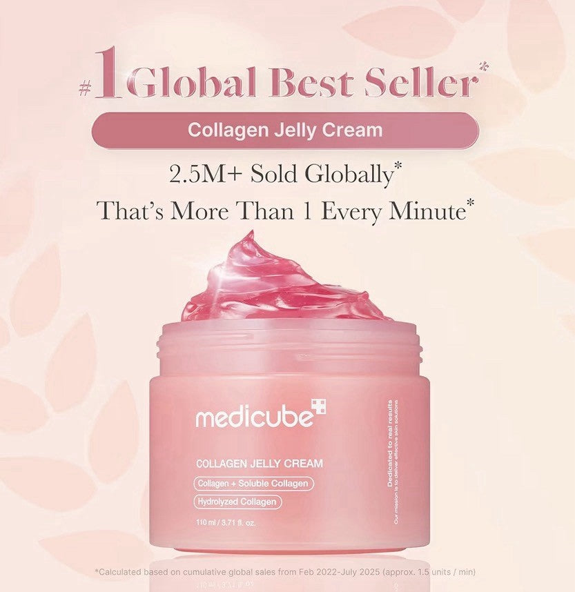 Medicube Collagen Jelly Cream Niacinamide & Dried Hydrolyze 3.71 Fl Oz, EX 2027