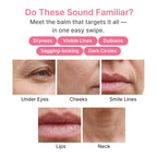 PDRN Pink Collagen Volume Multi Balm Stick | Volufiline, PDRN, NAD, Collagen | Face & Body Balm for Under-Eyes, Neck, Forehead, Smile Lines, Lips | Plumping, Radiance, Line Care | K-Beauty